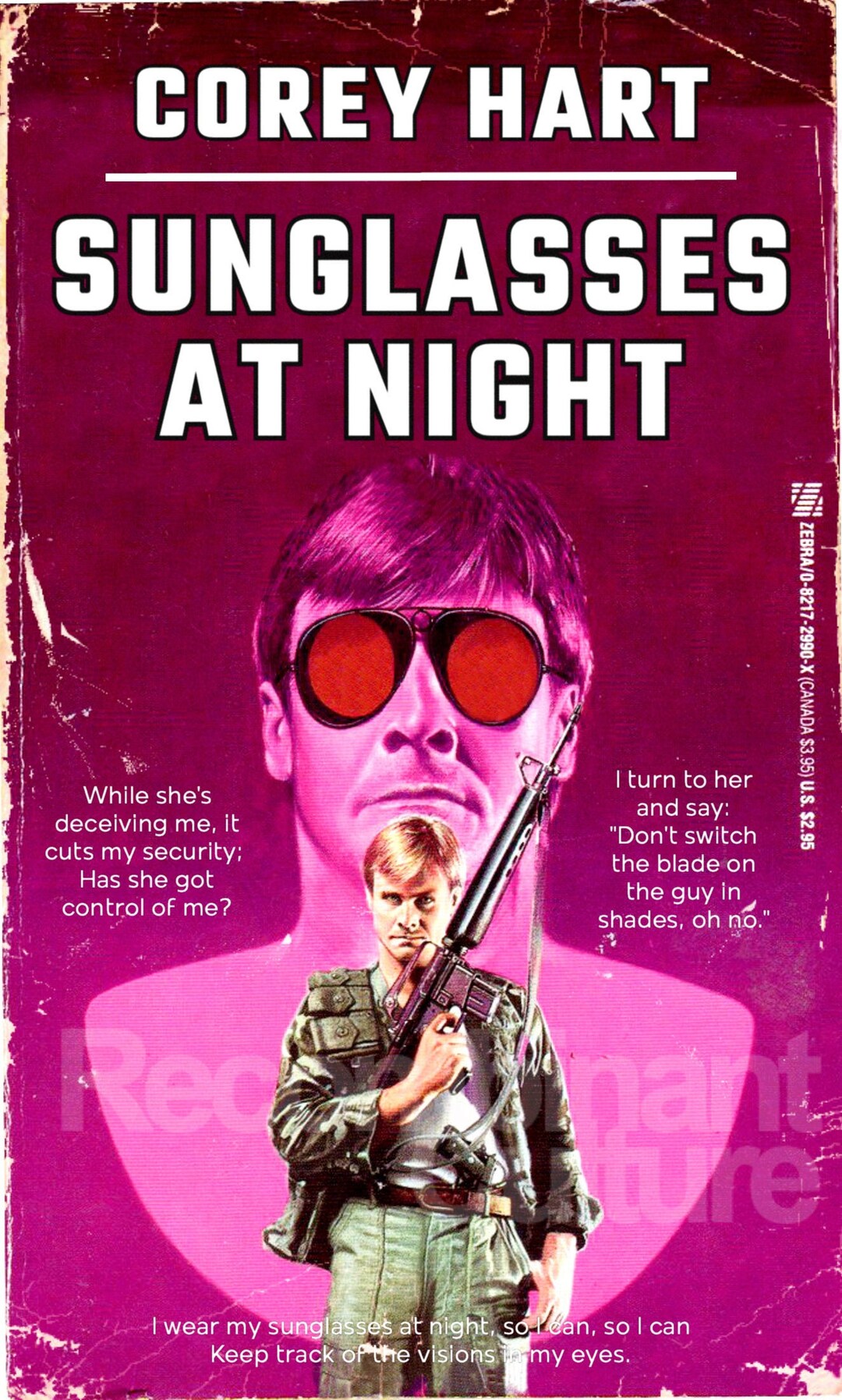 Corey Hart 'sunglasses at Night' Poster Mashup Retro Etsy