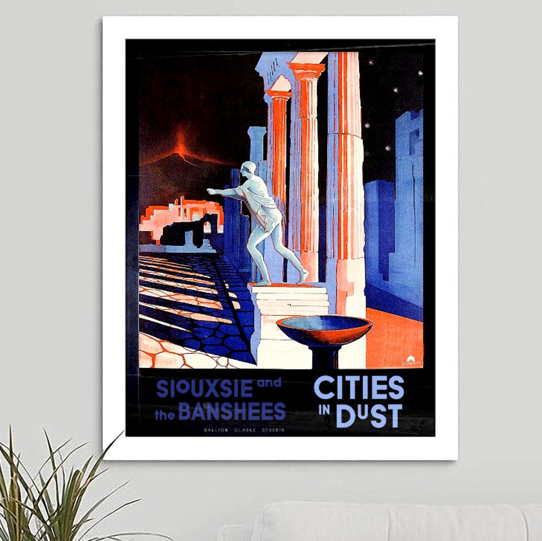 Siouxsie and the Banshees 'cities in Dust' Vintage Etsy