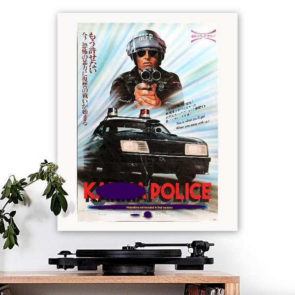 Radiohead-inspired 'Karma Police' v1 Art Print