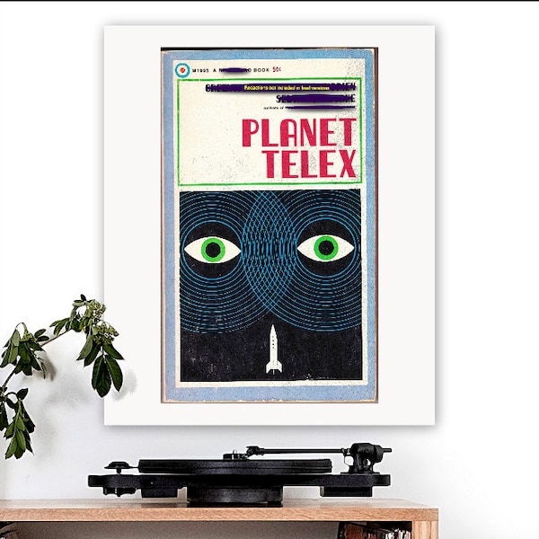 Radiohead-inspired 'Planet Telex' Art Print