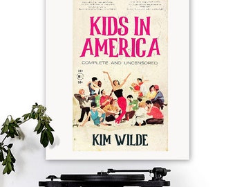 Kim Wilde-inspired 'Kids In America' Art Print