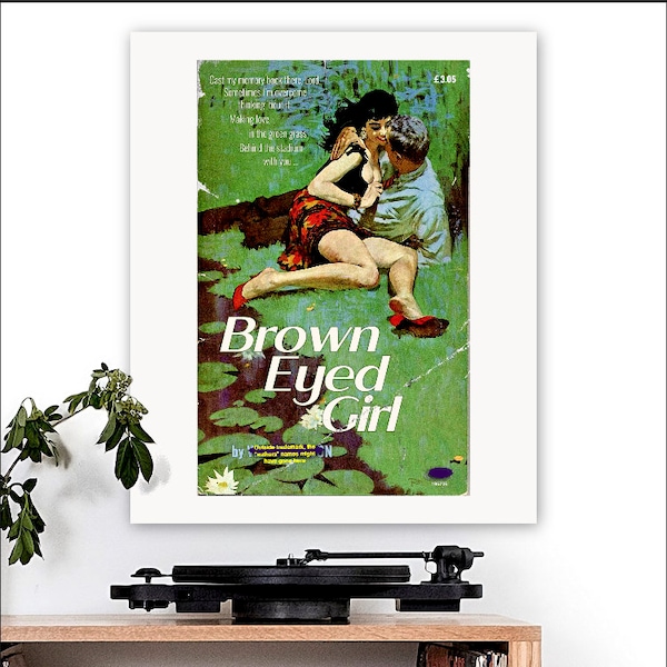 Van Morrison-inspired 'Brown Eyed Girl' Art Print