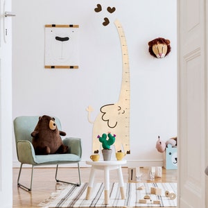 Messlatte für Elefant, Messlatte für Katzen, Messlatte für Katzen, Messlatte für Katzen, Messlatte für Hund, Giraffe, Dinosaurier, Holzmesslatte für Kinder