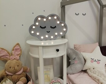 Wolken Nachtlicht, Holzlampe, Kinderzimmer Wandlampe, Wanddekor, Wolke Design, Nachtlicht Lampe, Kleinkind Lichter, Babyshower Geschenk, Kinderzimmer Lampe