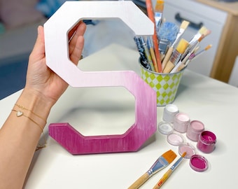 DIY Wooden Letter Painting Kit: Personalized Craft Set