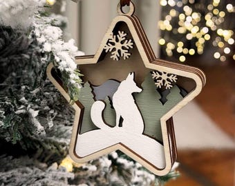 Christmas Ornament DIY Painting Kit, Wooden Holiday Craft Set, XMas