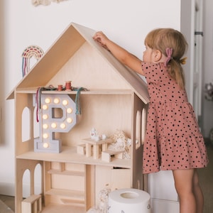 Luz nocturna perfecta, decoración de la guardería Kinderzimmerdeko Carta iluminada Lámpara de luz nocturna de la habitación para niños Decoración de la pared del dormitorio Luz nocturna de la habitación de los niños