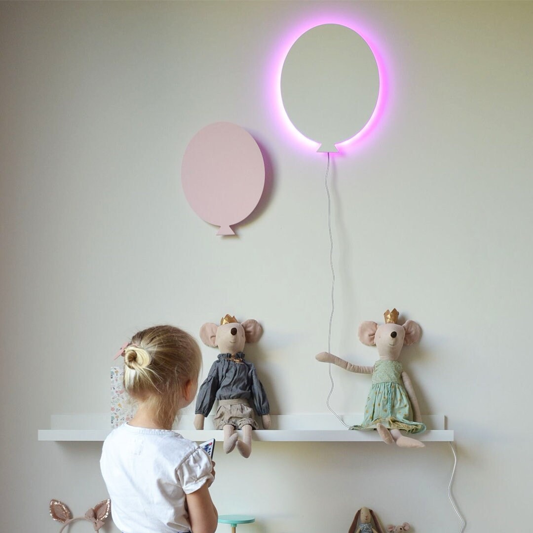 Balloon Lamp Kids Bedroom Light Kids Room Decor Kids Wall Light