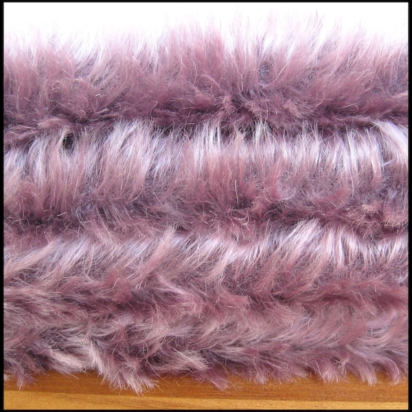 1/4 yard dense Mohair fabric Mauve for teddy bear making