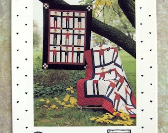 1988 Quilting pattern Aunt Amys First Quilt by Country Threads Mary Tendall 46 x 50 quilted lap robe
