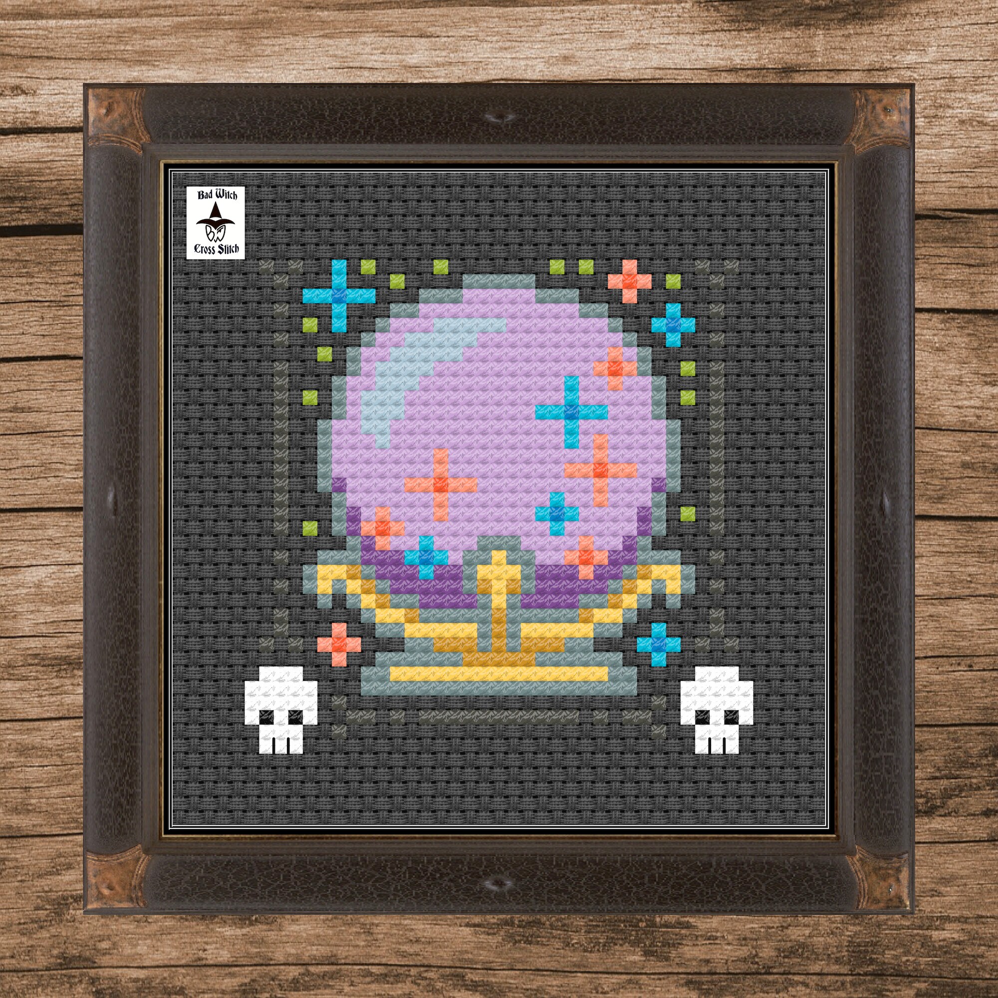 Fortune Teller's Crystal Ball Cross Stitch Pattern Etsy