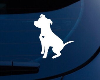 Love A Pit Bull Decal - FREE US SHIPPING