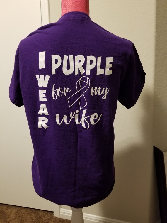 I Wear Purple For Wife Lupus Awareness Ribbon Support Shirt I Wear Purple For Wife Lupus Awareness Ribbon Support Shirt