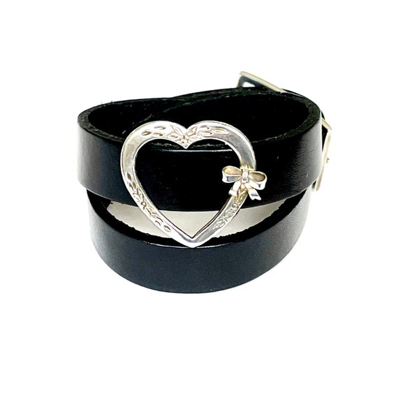Meant to Be leather double wrap cuff bracelet - image 2