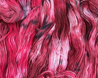 You Say That I Tricked Ya-- Lincoln 2.0 75/25 SW merino nylon sock yarn 463 yards, hand-dyed yarn