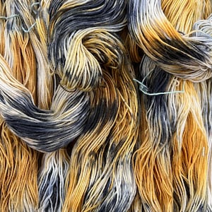 You Must Think That I’m Crazy -- Lincoln 2.0 75/25 SW merino nylon sock yarn 463 yards, hand-dyed yarn