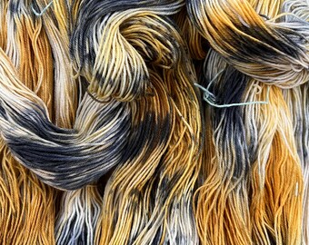 You Must Think That I’m Crazy -- Lincoln 2.0 75/25 SW merino nylon sock yarn 463 yards, hand-dyed yarn