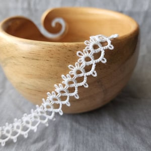 Handgemachte Tatted Lace # 5 -- Verkauft durch den Fuß