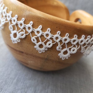 Handgemachte Tatted Lace # 9 -- Verkauft durch den Fuß