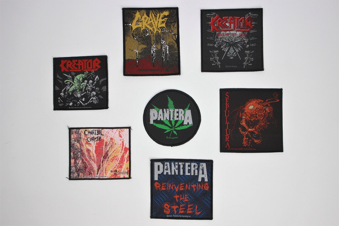 Vintage Metal Patches 90s 00s Death Doom Thrash Black Nu Etsy