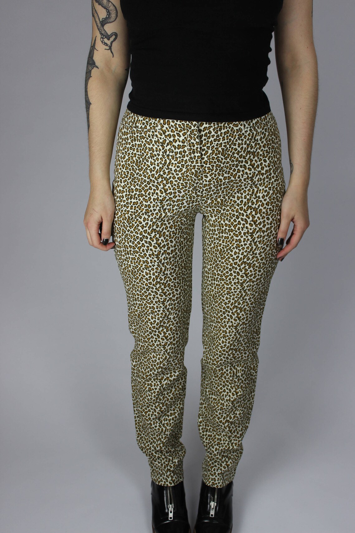 Retro Leopard Sports Pants
