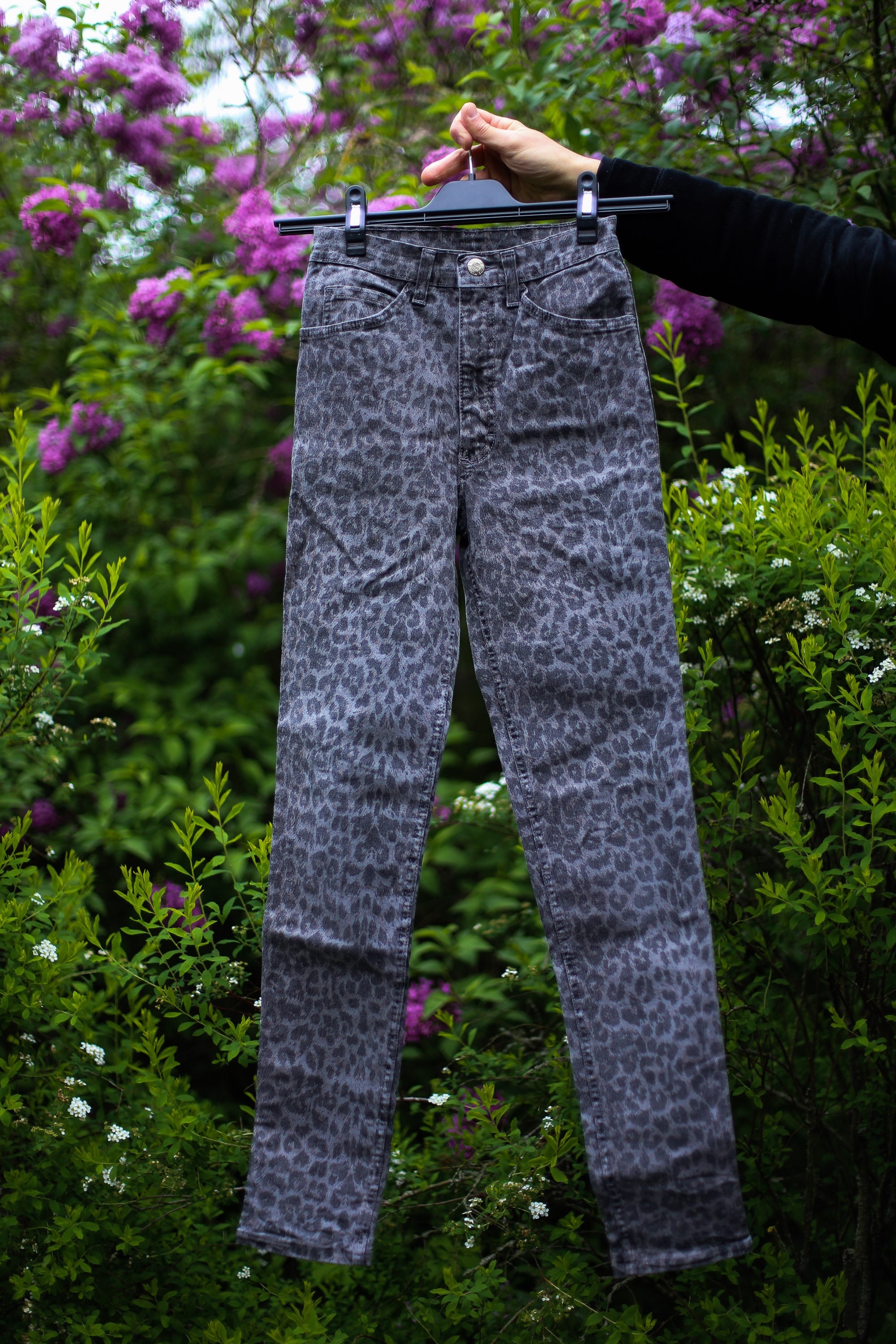 Vintage MUSTANG SKINLINE Leopard Jeans XS / S, Highwaisted
