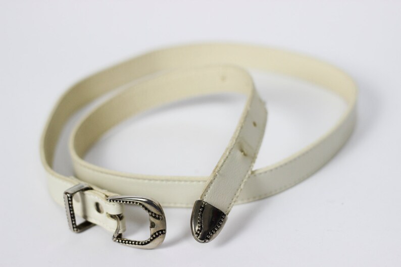 Vintage Belt quot;White Ornamentquot; Rare Buckle Ornamental S Vintage Belt quot;White Ornamentquot; Rare Buckle Ornamental S