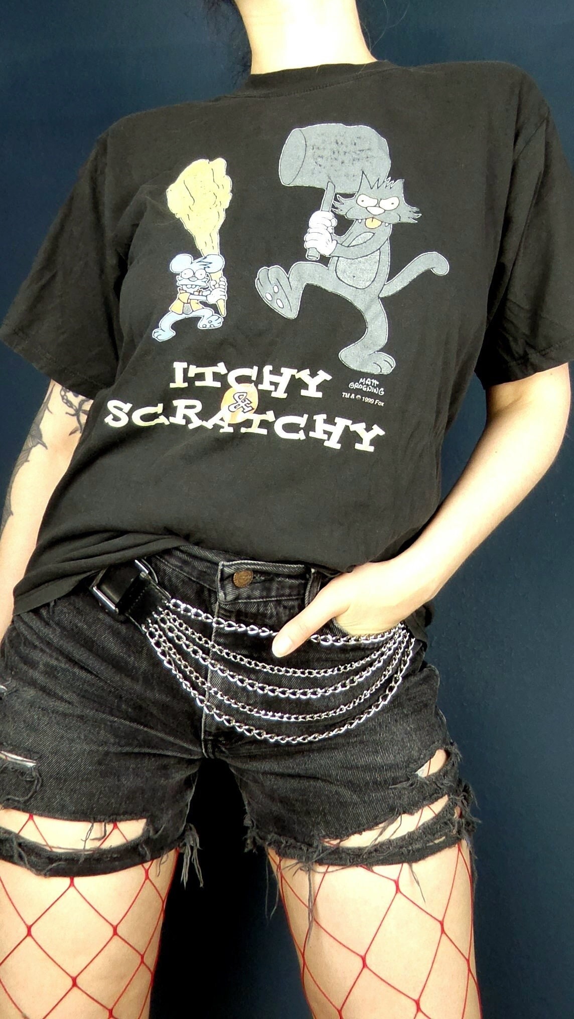 Itchy Scratchy Shirt - Etsy Itchy Scratchy Shirt - Etsy