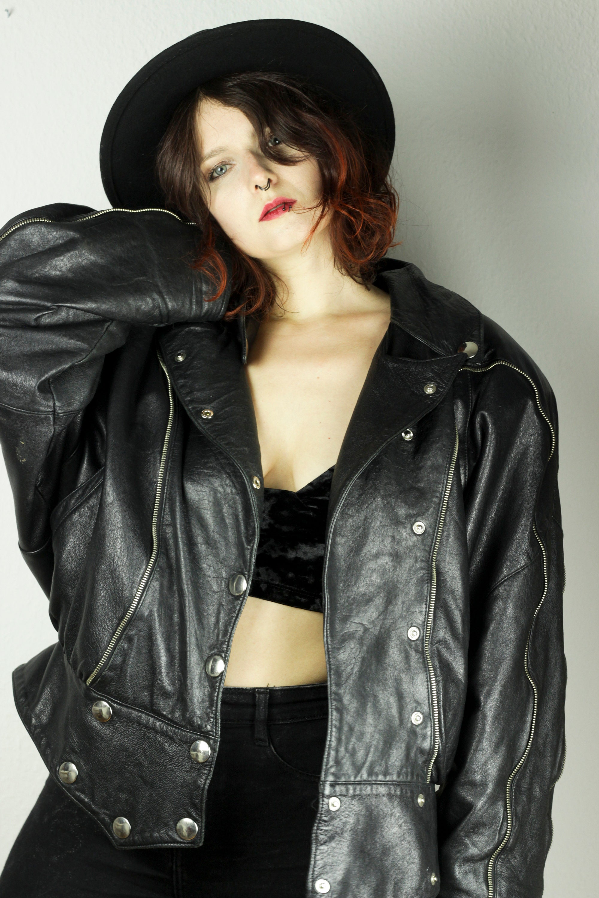 batwing leather jacket