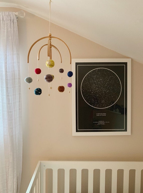 Solar System Mobile Outer Space Nursery Decor