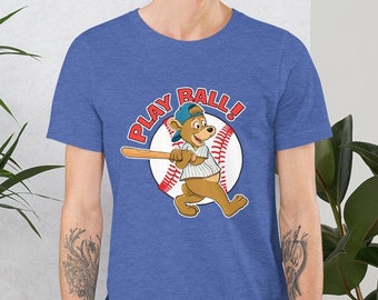 Cubs Mascot Clark Adult T Shirt Chicago Baseball