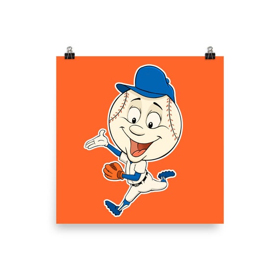 Old Mr. Met  Baseball mascots, Mascot, Retro illustration