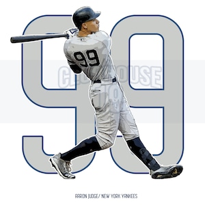 Aaron Judge Printable Art Portrait New York Yankees #99 - Pobieranie cyfrowe