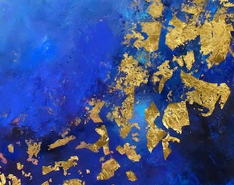 painting: the golden wave