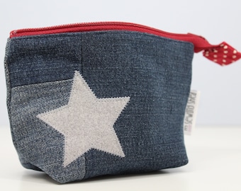 Kleine Schminktasche/Kosmetiktasche - Star