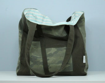 Large Shoulder Bag - Camouflage 2