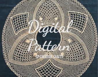 Window of inspiration- Bobbin Lace Pattern with guidelines