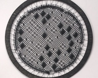 Spider and Diamonds Bobbin Lace Pattern