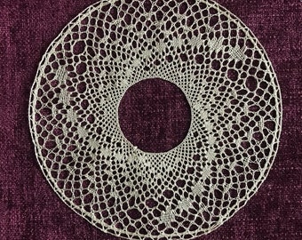 Spiral Bobbin Lace Pattern with Guidelines
