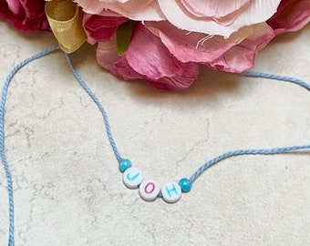 PERSONALIZED Rakhi for kids, Raksha Bandhan Rakhi, handmade Rakhi Bracelet, name rakhi, Rakhi For bhabhi, Rakhri Gift, Rakhi Gift for sister