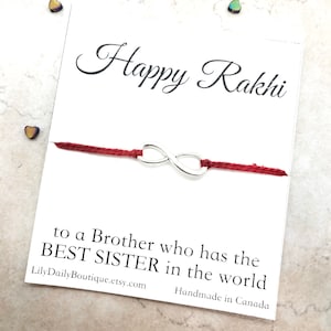 Cartes Raksha Bandhan drôles pour frère, bracelet Rakhi personnalisé, carte Rakhi, Rakhi pour enfants, bracelet Raksha Bandhan, cadeaux Rakhi, meilleurs