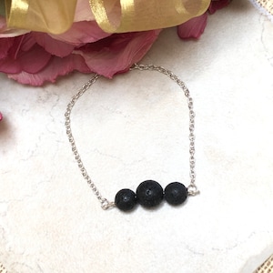 Pulseras difusoras de aceites esenciales para mujeres, pulsera de cuentas de lava, artículos más vendidos, regalo de cumpleaños para mamá, regalo para aliviar el estrés, aromaterapia