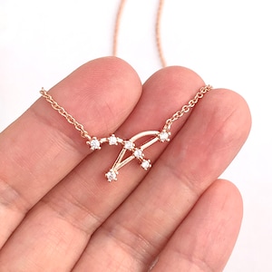 Leo Necklace for women, Leo Zodiac necklace for mom, Constellation jewelry, August Birthday necklace, July birthday gifts, trending jewelry