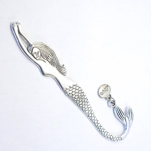 mermaid bookmark personalized, mermaid gifts for women, book lover gifts, Mermaid birthday gift, mermaid party favors, niece gift from aunt