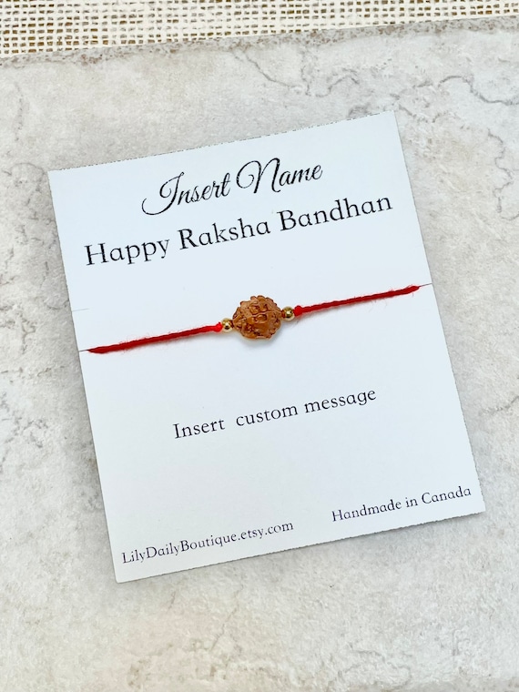 Minutiae Gold Plated Om Rakhi Bracelet For Brother | Religious Raksha Bandhan Gift With Spiritual Design - View #11