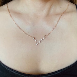 Pisces Necklace Gold Constellation Necklaces for women, astrology gifts, astrology necklace, pisces zodiac necklace, unique gifts for sister