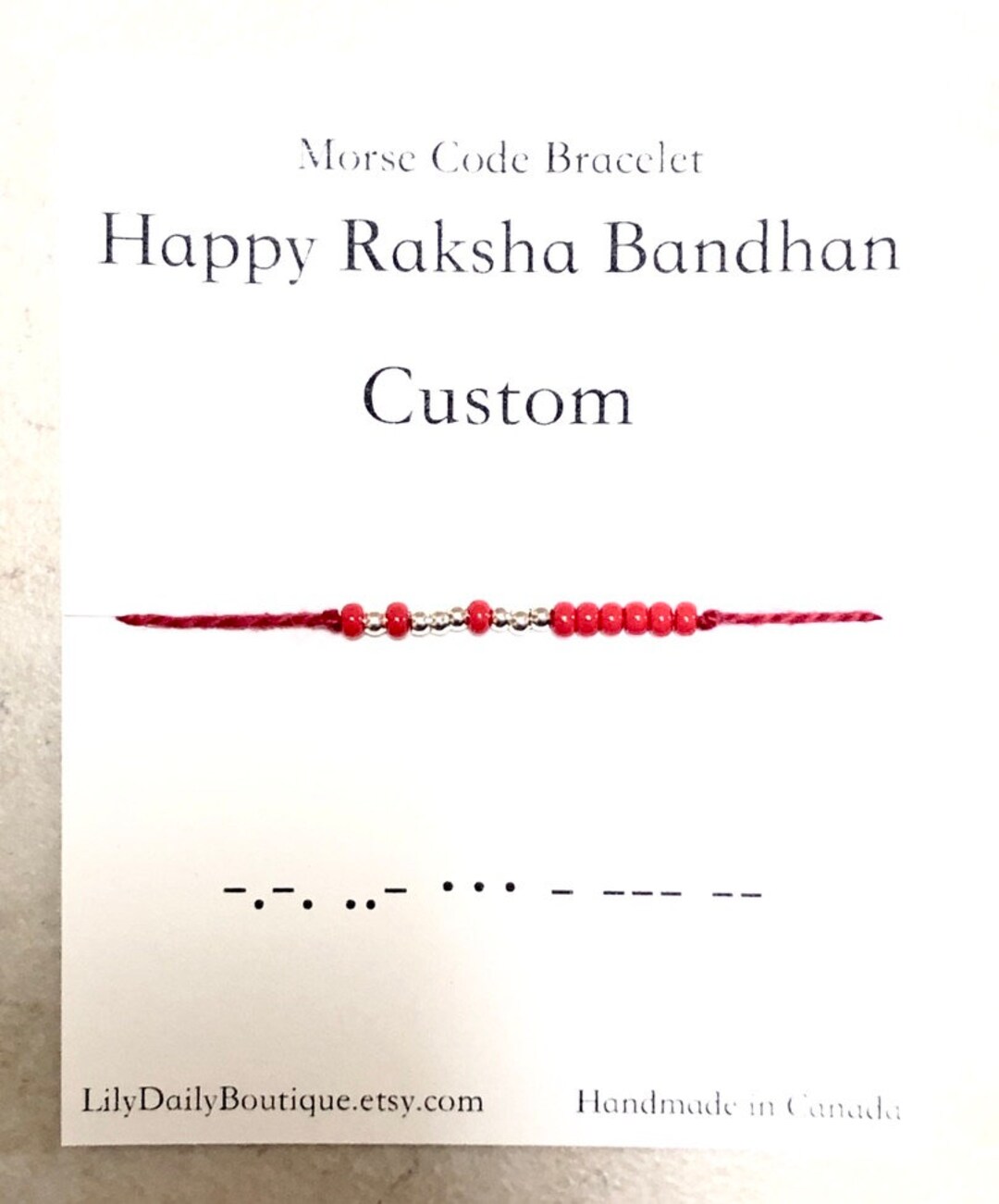 Unique Rakhi for Brother, Custom Rakhi Bracelet for Men, Handmade Rakhi ...
