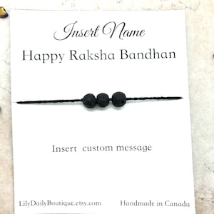 Rakhi personalizado para hermano, tarjeta Raksha Bandhan, Rakhi para niños, pulsera Rakhi, tarjeta Rakhi hecha a mano, rakhi contemporáneo, rakhi simple