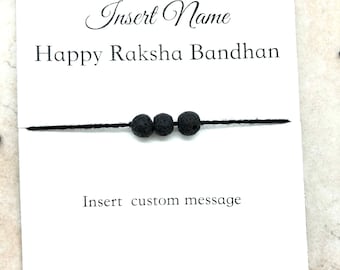 Personalized RAKHI For Brother, Raksha Bandhan Card, Rakhi For Kids, Rakhi Bracelet, handmade Rakhi Card, contemporary rakhi, simple rakhi