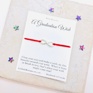 class of 2024 wish bracelet, high school graduation gifts for her, graduation party favors, graduation gifts for students from teacher